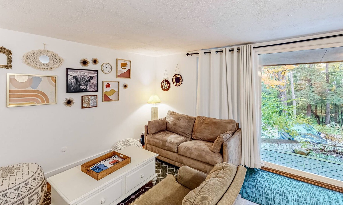 Stratton Mountain Condo | Dog-friendly cozy mountain condo with washer/dryer - minutes from slopes