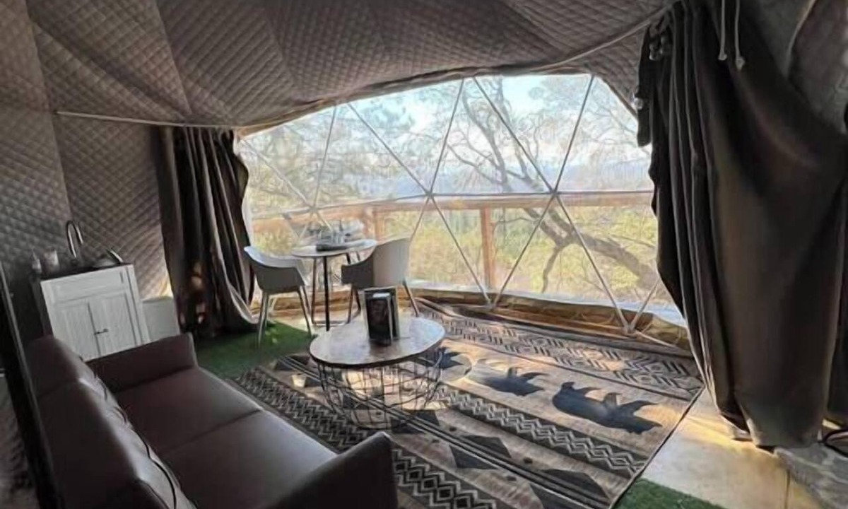 Dunlap Apartment | Dome 1- Mountain Views