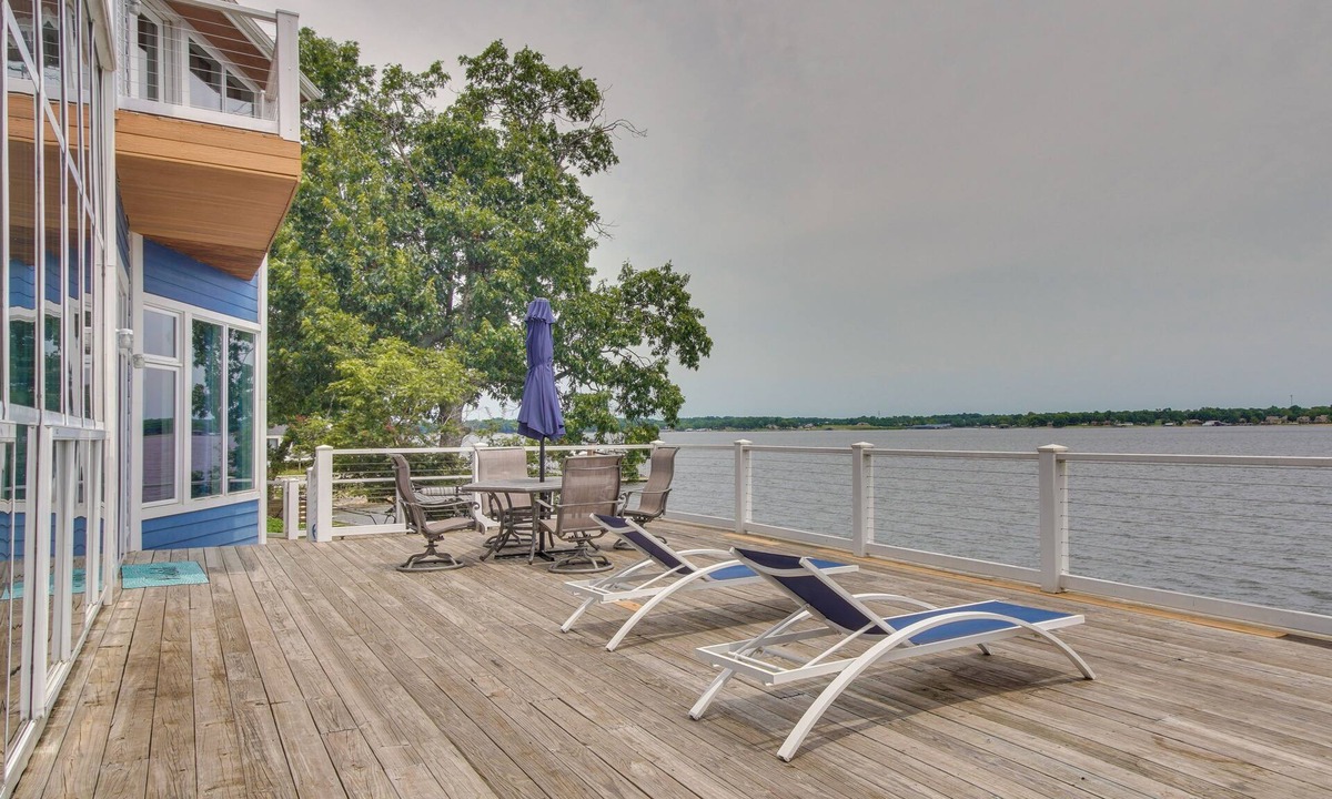 Dennis House | Indoor Pool + Waterfront Deck: Spacious Jay Home