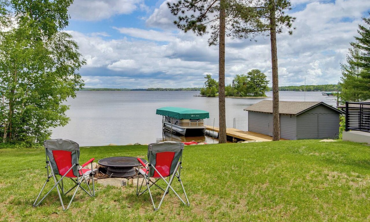 Tower Cabin | Lakefront Northwoods Cabin w/Shared Dock & Views!