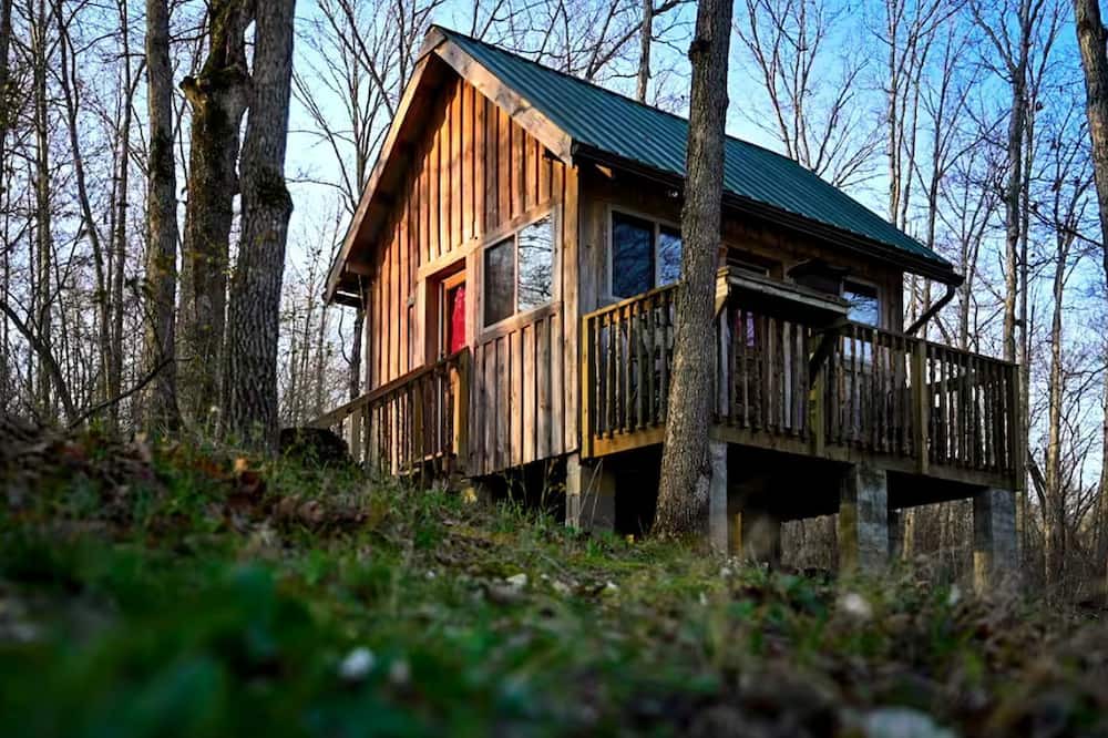 Hartshorn Cabin | Rustic Cabin Rental with Stunning Forest Views in the Ozarks, Missouri