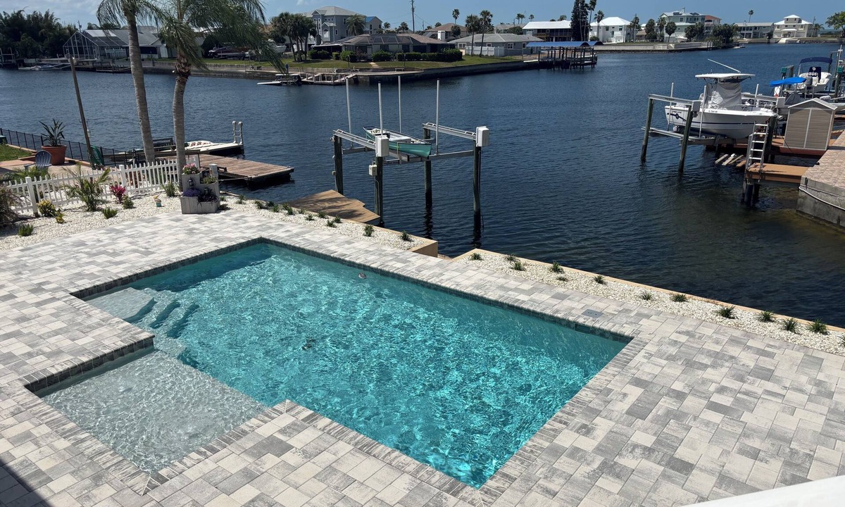 Spring Hill House | Waterfront home & beautiful heated pool