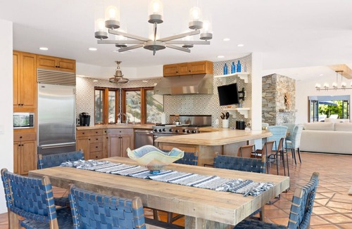 Palm Springs House | Authentic Spanish Hacienda! Expansive Mountain Views! Pool!