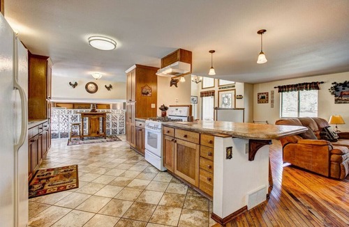 Estes Park House | Bear Tracks- Game Room with a Big Fenced in Backyard!