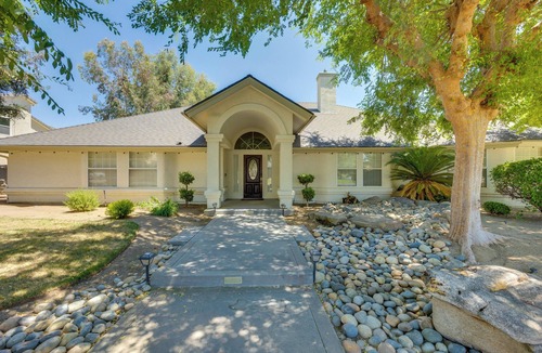 Clovis Cottage | Billiards & Private Pool: Bright Clovis Home!