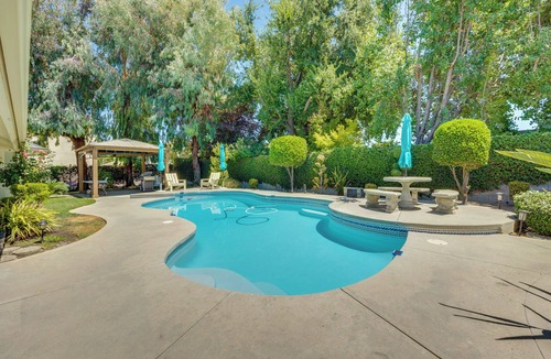 Clovis Cottage | Billiards & Private Pool: Bright Clovis Home!
