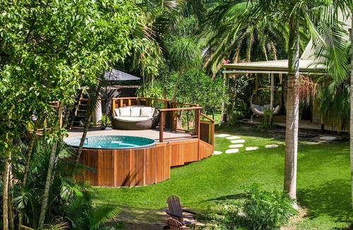Middle Pocket Cottage | Byron Hinterland Escape with pool immersed in nature