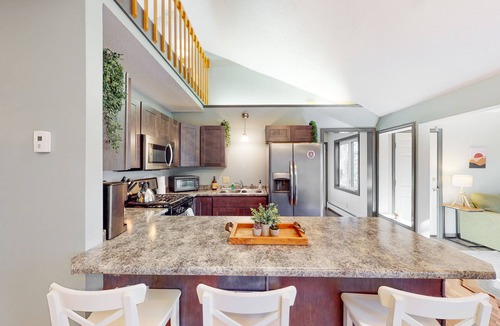 North Troy House | Charming dog-friendly riverside escape with deck, firepit & EV charger