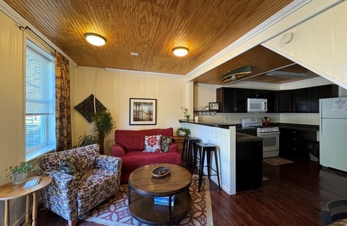 St Germain Cottage | Cozy Cabin on Big St Germain Lake sleeps 2 modern appliances, Beach on prop!