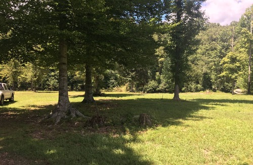 Hohenwald RV Rental | Direct access camping on the Buffalo River with bathrooms/showers!