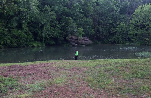 Hohenwald RV Rental | Direct access camping on the Buffalo River with bathrooms/showers!