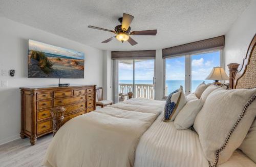 Ormond-by-the-Sea Apartment | Direct Oceanfront Corner Condo, Family-Friendly with Beachfront Pool and Garage Parking