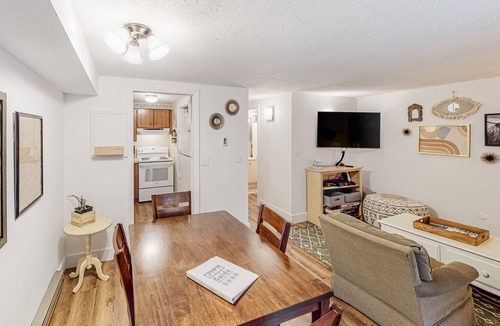 Stratton Mountain Condo | Dog-friendly cozy mountain condo with washer/dryer - minutes from slopes