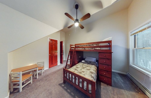 Ludlow House | Dog-friendly house near skiing with mountain view, game room, fireplace, & grill