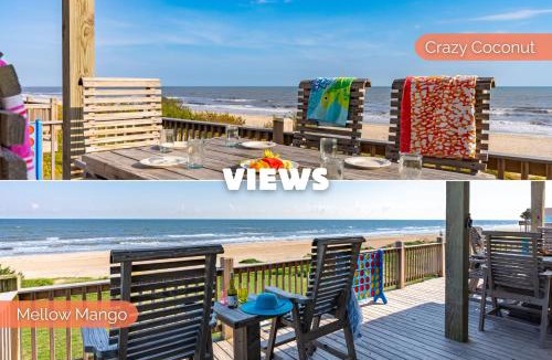 Port Bolivar House | Double Beachfront Bliss | 2 Side-by-Side Homes | 8BR | 2 Spas | Sleeps 24