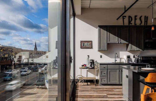 Appleton Apartment | Downtown Penthouse w/City Views & Free Parking