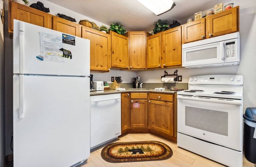 Fall River Estates Condo | Fall River Hideaway Fireplace Close to RMNP