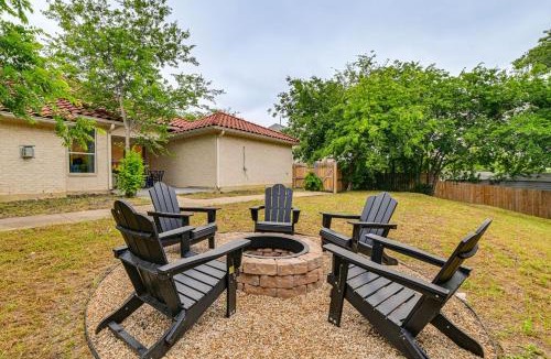 Las Colinas House | Fire Pit + Spacious Yard: Irving Family Home