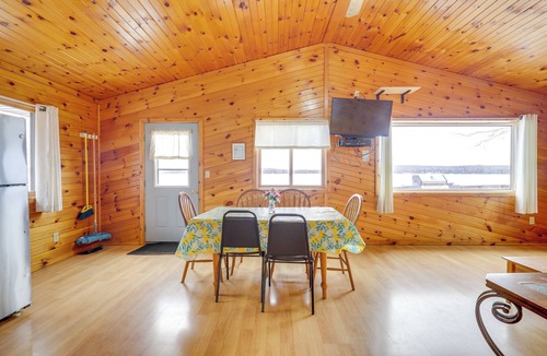 Ainsworth Cabin | Lake Access & Pier: Northwoods Fishing Cabin