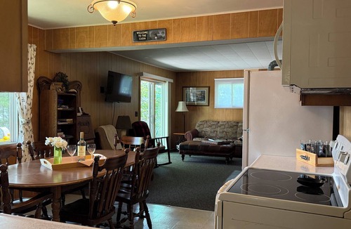 Hayward House | Lake Chippewa Flowage - Secluded patio, private home & dock, A/C, washer, dryer