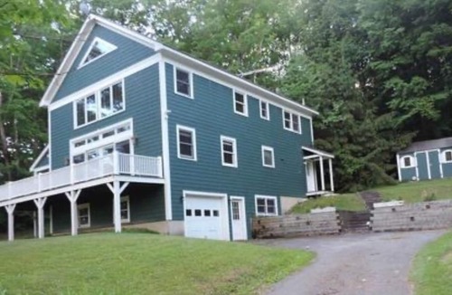 Poultney House | Lakefront Home with wrap-around deck overlooking beautiful Lake St. Catherine.