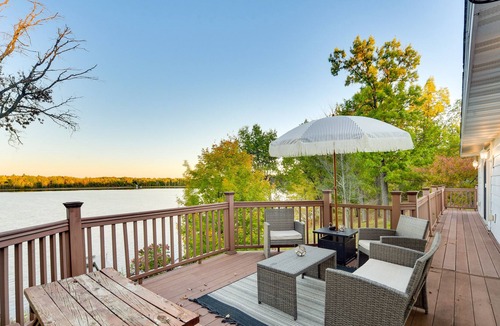 Webster House | Lakefront Webster Home: Private Boat Dock & Beach!