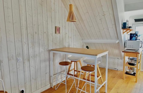 Langrune-sur-Mer Apartment | Le Central - Studio avec vue mer