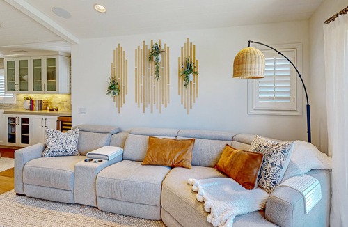 Monarch Beach House | Luxe home on golf course near beach access with hot tub, ocean views, fireplace
