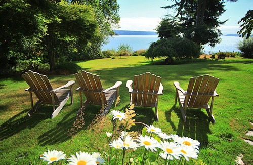 Langley House | Luxury waterfront home - piano, billiards, fireplace, gourmet kitchen and more!