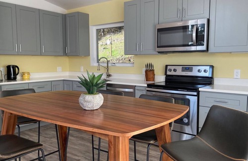Rosario House | Modern House with peaceful deck, walk to Cascade Lake, pet friendly.
