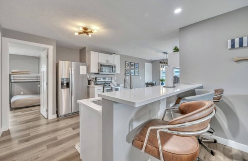 Arnolds Park House | Okoboji BLUEtiful Cottage off Arnolds Park Amusement Park