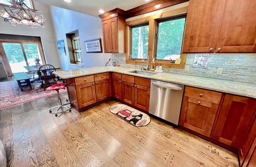 Stratton Mountain House | Pet Friendly home with a barrel sauna