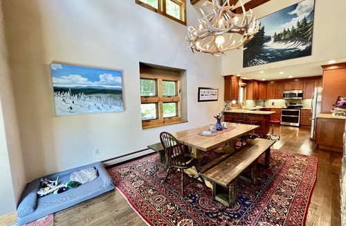 Stratton Mountain House | Pet Friendly home with a barrel sauna