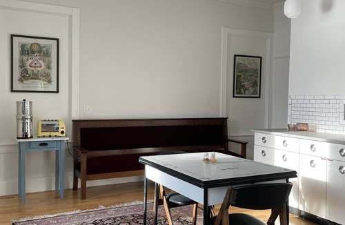 Hyde Park Apartment | Relax in a Historic Odd Fellows Hall - close to Stowe, breweries, and hiking