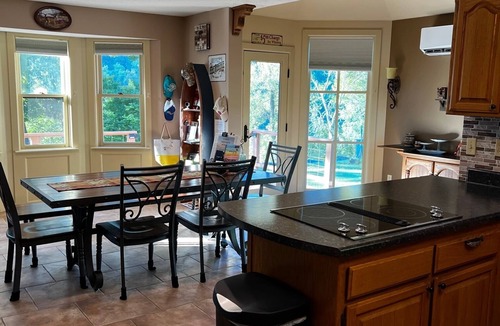 Lone Rock House | Right on the White River! Stunning views! Fish, hike, or just relax!