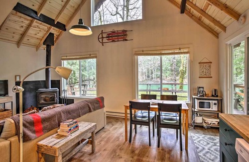 Baring Cabin | Riverfront 'South Fork Cabin' close to Stevens Pass, dog friendly!