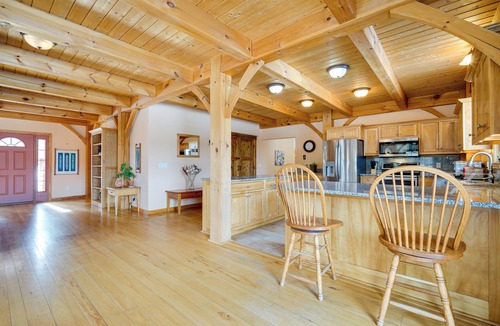 Stratton House | Secluded Vermont Retreat: Outdoor Pool & Deck