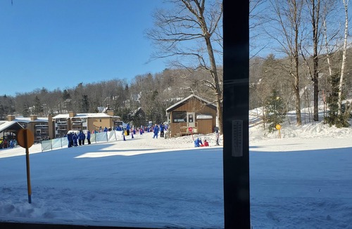 Ludlow Condo | Ski In/Out. Slopeside. Fireplace. Any closer you will be sleeping on lift.