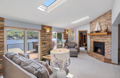 Rocky Mount House | Spacious, Quiet & Great Cove, Nearby Attractions, Private Dock, Fireplace, Expansive Deck