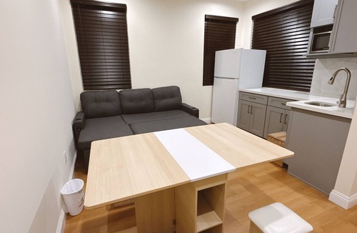 San Gabriel Condo | Studio with King size bed , living room sofa bed in charming San Gabriel