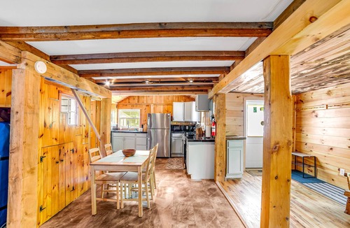 Newfane Cabin | Sunny dog-friendly cabin with firepit, skiing, hiking & fast WiFi