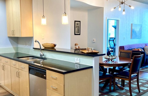 MacGregor Apartment | Texas Medical Center Apt.- Modern 2 Bed-2 Bath: Wifi-Gym-Pool-Safe Bldg.