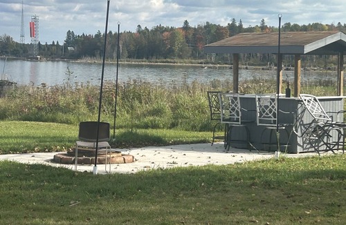 Barbeau Cabin | Tranquil waterfront cabin with AC in charming Barbeau with outside fun zone