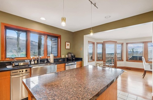 Stowe Hollow House | Valley View: 5 br, huge deck, pond, fireplace, woodstove, a/c