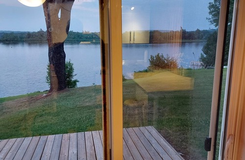 Combermere Condo | WaterFront 2 Bdrm, 2 Bath Cottage Suite with Beach, Dock, Firepit, BBQ, Deck