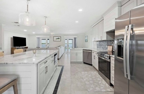 Dixie Shores House | Waterfront Gulf Escape with Dock, POOL, BEACH CHAIRS AND KAYAKS