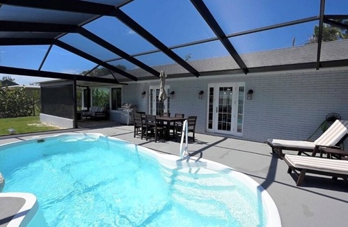 Dixie Shores House | Waterfront Gulf Escape with Dock, POOL, BEACH CHAIRS AND KAYAKS