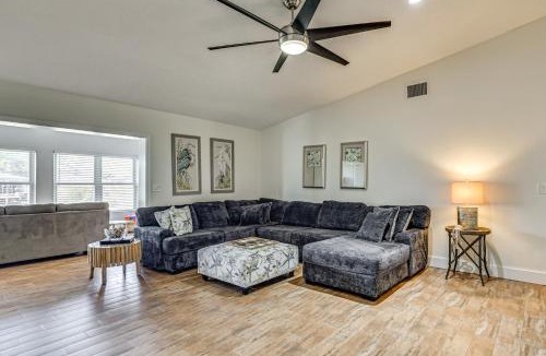 Dixie Shores House | Waterfront Home on Canal w/Dock & Pedal Boat!