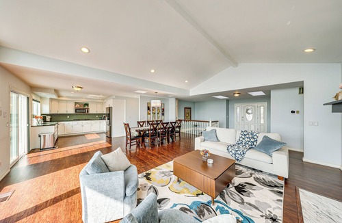 Oak Harbor House | Waterfront Home w/Dock, Hot Tub, Fire Pit