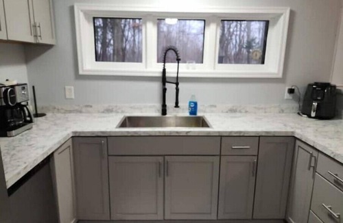 New Wilmington Cottage | Wi-fi Cottage Wooded Retreat with Private Hot Tub